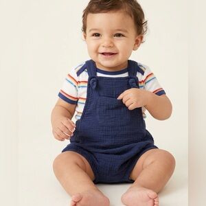 🚨Cat & Jack Rainbow Striped Baby Bodysuit with Bubble Romper